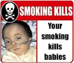 India 2006 ETS Baby - sick baby, oxygen tubes, skull symbol